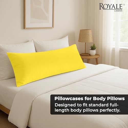 ROYALE LINENS Microfiber Body Pillow Cover - Image 7