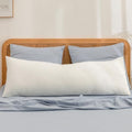 BESTOUCH Washed Cotton Pillowcases Linen Feel Off White Body by BESTOUCH