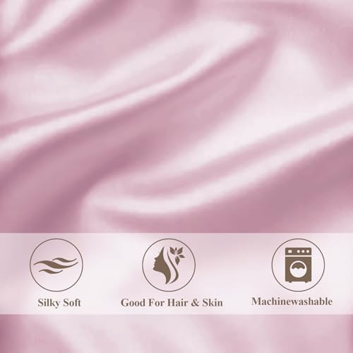 Vielit King Satin Pillowcase for Hair 2pc, Similar to Silk Pillow Cases - Image 5