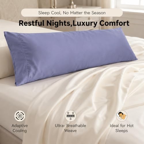 Cotton Metrics Body Pillowcase 20x54 – 100% Tencel Lyocell Eucalyptus Cooling - Image 3