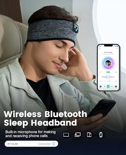 Sleep Mask and Bluetooth Headband Headphones Combo, Finally Sleep Through the - Image 7