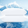Ice Fabric Cooling Pillowcases 2 Pack, Q-Max>0.5 Coolmax Pillow Cases by Unknown