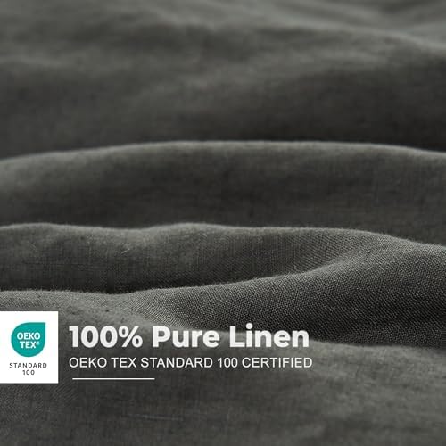 Simple&Opulence 100% French Linen Duvet Cover Set - Image 2