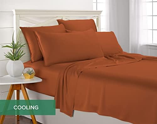 Pure Bamboo Split King Sheets, Genuine 100% Organic Viscose Derived from Bamboo - Image 5
