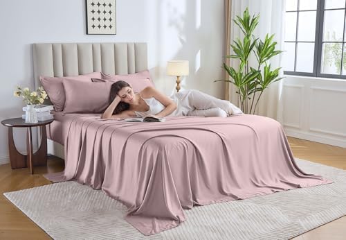 Pure Bamboo Twin XL Sheets, Genuine 100% Organic Viscose Derived from Bamboo - Image 2