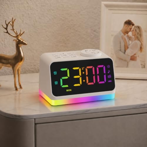 JALL Digital Alarm Clock with FM Radio by JALL
