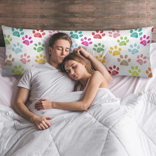 Dog Paw Cute Print Body Pillow Cover Pillowcase - Image 6