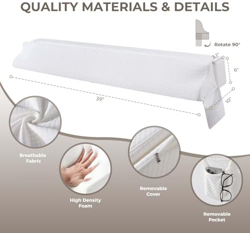 Bed Wedge Gap Filler Twin Size, Wedge Pillow - Image 5