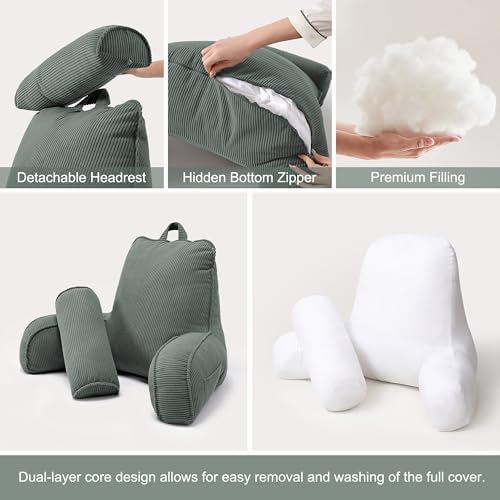 Sit Up Reading Pillow, Backrest Pillow - Image 6