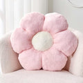 Kcvvcr Pink Flower Pillow, Cute Decorative Flower Shaped Throw Pillow by Kcvvcr