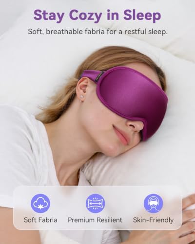 FACEMOON 3D Blackout Weighted Sleep Mask - Image 6