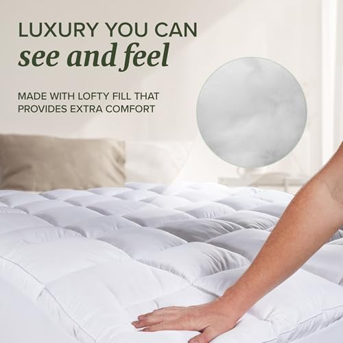 Beckham Hotel Collection Twin XL Size Hybrid Mattress Protector & Pad - Image 5