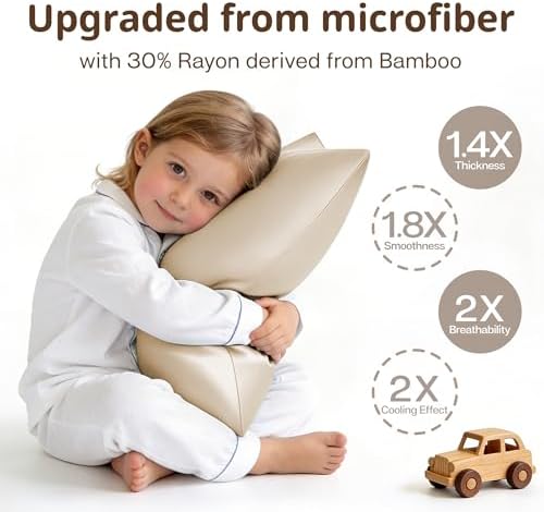 MR&HM 13"x18" Travel Pillowcase 2 Pack, Cooling & Breathable - Image 3