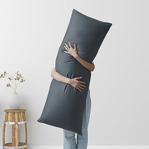 100% Egyptian Cotton Body Pillow Cover Long Pillow Case 600 Thread Count - Image 5