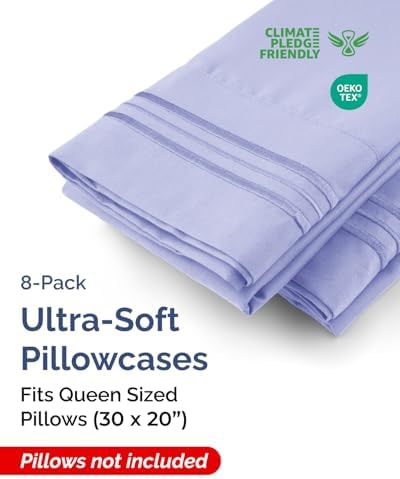 Queen Pillow Cases Set of 8 - Image 2
