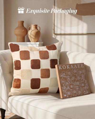 Fall Embroidered Throw Pillow Cover 18x18 Inch - Image 6