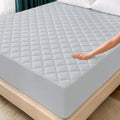 King Mattress Pad, Quilted Mattress Protector Topper fits 16" Deep Pocket by UTOPIABEDDING