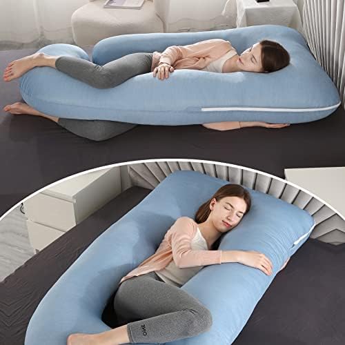 Elover U Shaped Pregnancy Pillow, Full Body Maternity Support - Image 3