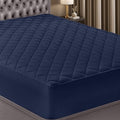 Twin Mattress Pad, Quilted Mattress Protector Topper fits 16" Deep Pocket by UTOPIABEDDING
