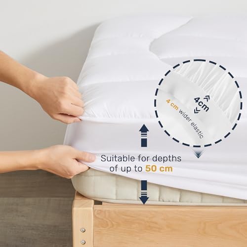 Unikome Waterproof Twin Mattress Pad, Certified - Image 6