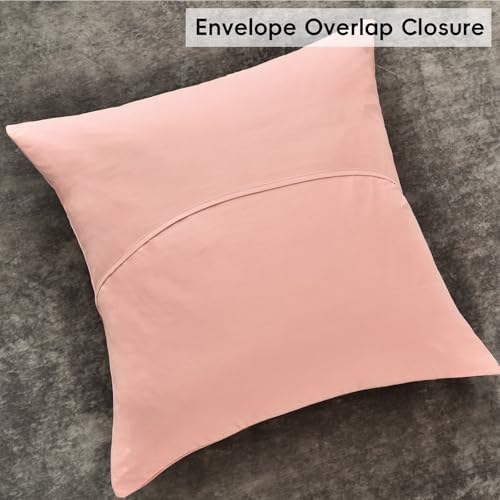 PHF Truly Velvet Euro Sham, No Insert, 2 Pack Color Gradient Euro Throw Pillow - Image 5