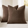 MIULEE Beaver Fur Chenille Couch Throw Pillow Covers by MIULEE