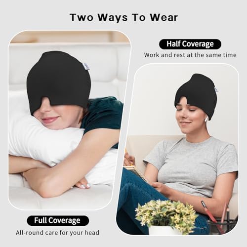 my novel things Migraine Relief Cap, Headache Relief Cap & Cooling Eye Mask - Image 5