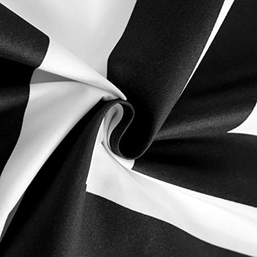 NTBAY Body Chevron Pillowcase, 1800 Thread Brushed Microfiber Black and White - Image 5