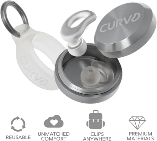 CURVD Ear Plugs for Sleeping, Noise Blocking Earplugs, 28dB SNR - Image 5