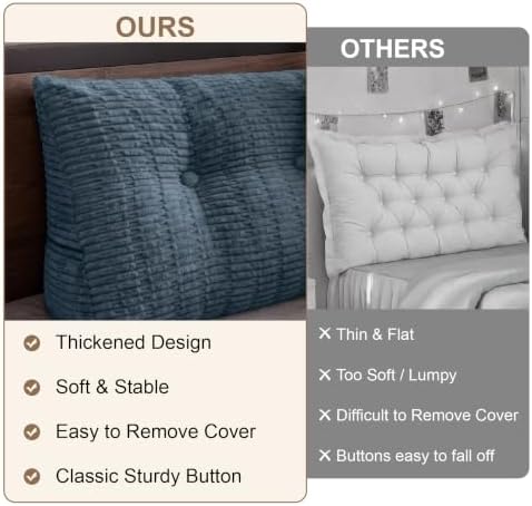 Headboard Pillow King, Triangle Pillows - Image 2