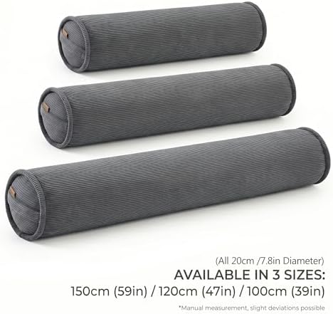 Corduroy Full Body Cylinder Pillow - Image 2