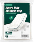 Full Size Mattress Bag for Moving and Storage, 5 Mil, Heavy Duty by PROMORE