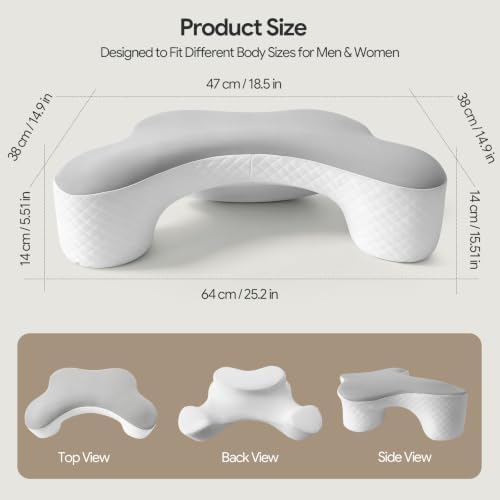 Side Sleeper Pillow with Arm Hole - Image 6