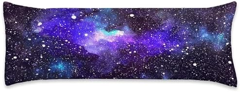 Body Pillow Cover with Zipper, Fantasy Space Universe Nebula Starry Sky by Unknown