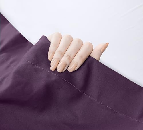 King Size Flat Sheet Only, Ultra Soft & Breathable Hotel Sheets - Image 4