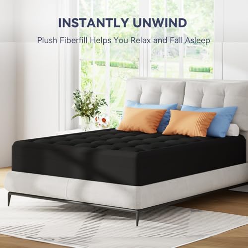 ELEMUSE 3 Inch Queen Dual Layer Memory Foam Mattress Topper - Image 7