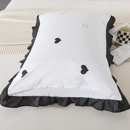 H HOUSEHOLD Brushed Microfiber Ruffled Envelope Pillowcase - Image 6