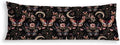 Vintage Moody Dark Floral Butterfly Moon Body Pillow Cover 20x54, Dark Academia by Exqcom