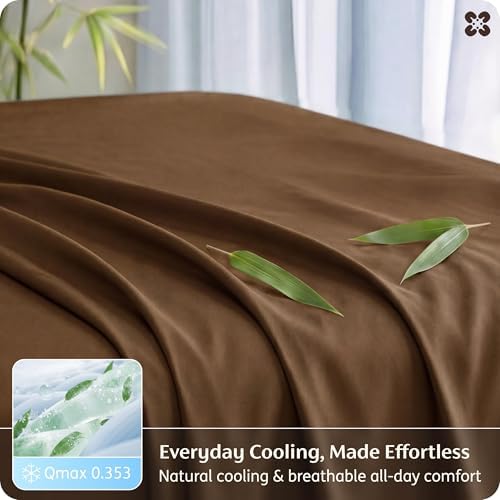 Bedsure PureWoven Rayon Derived from Bamboo, California King Sheet Sets - Image 4