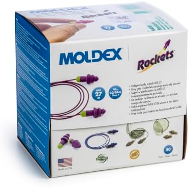 Moldex Rockets® Corded Reusable Earplug - Image 5