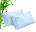 Pillow Cases Queen Size 2 Pack, Bamboo Rayon Pillowcases by TELUS