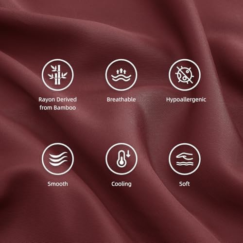 King Pillowcases, Cooling Viscose from Bamboo Pillow Covers - Image 5