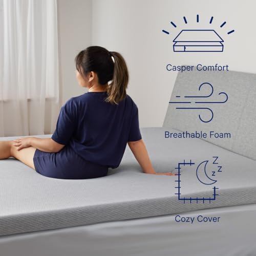 Casper Sleep Essential 3" Twin Size Memory Foam Mattress Topper - Image 4