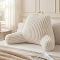 Blissful Diary Reading Pillow for Bed, Backrest Pillow, Cream White by BlissfulDiary