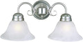 Design House 511600 Millbridge Wall Light Traditional 2-Light Indoor Dimmable by DesignHouse
