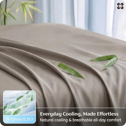 Bedsure PureWoven 100% Rayon Derived from Bamboo, Queen Sheets, 4 Pieces - Image 4
