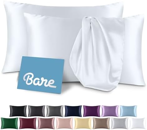 Bare Home Satin Pillowcases Envelope by BareHome