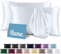 Bare Home Satin Pillowcases Zipper by BareHome