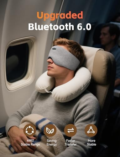 Sleep Headphones Bluetooth 6.0 Sleep Mask - Image 4