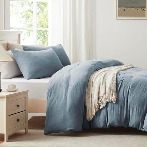 H HOUSEHOLD 100% Jersey Knit Cotton Queen Size Pillowcases Set of 2, Super Soft - Image 3